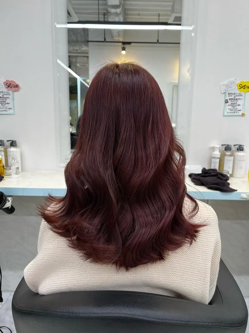 ロング カラー ヘアカラー ブリーチカラー 🩵MIZUKIのヘアスタイル
