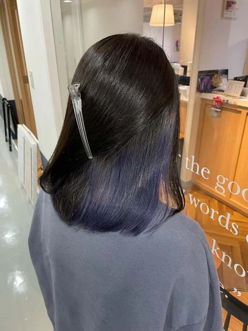 ミディアム カラー カット ヘアカラー トリートメント 過去一の柔髪ヘア 🌿einshairのヘアスタイル