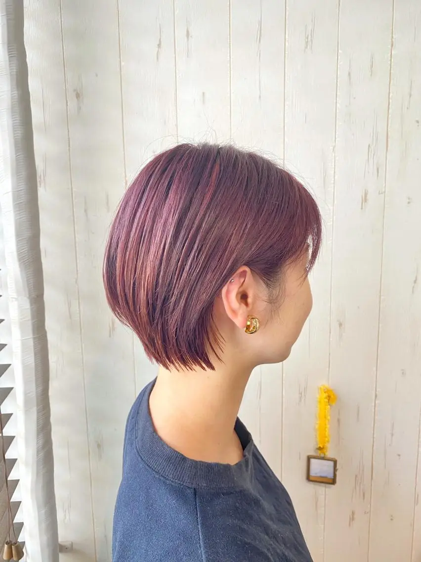 ショート カラー [店長]加地 峻のヘアスタイル