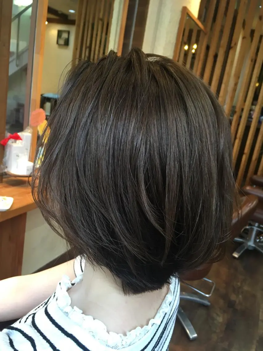 ショート カラー ベージュカラー ✨🌿大人可愛い愛さ れhair🌿✨松本のヘアスタイル