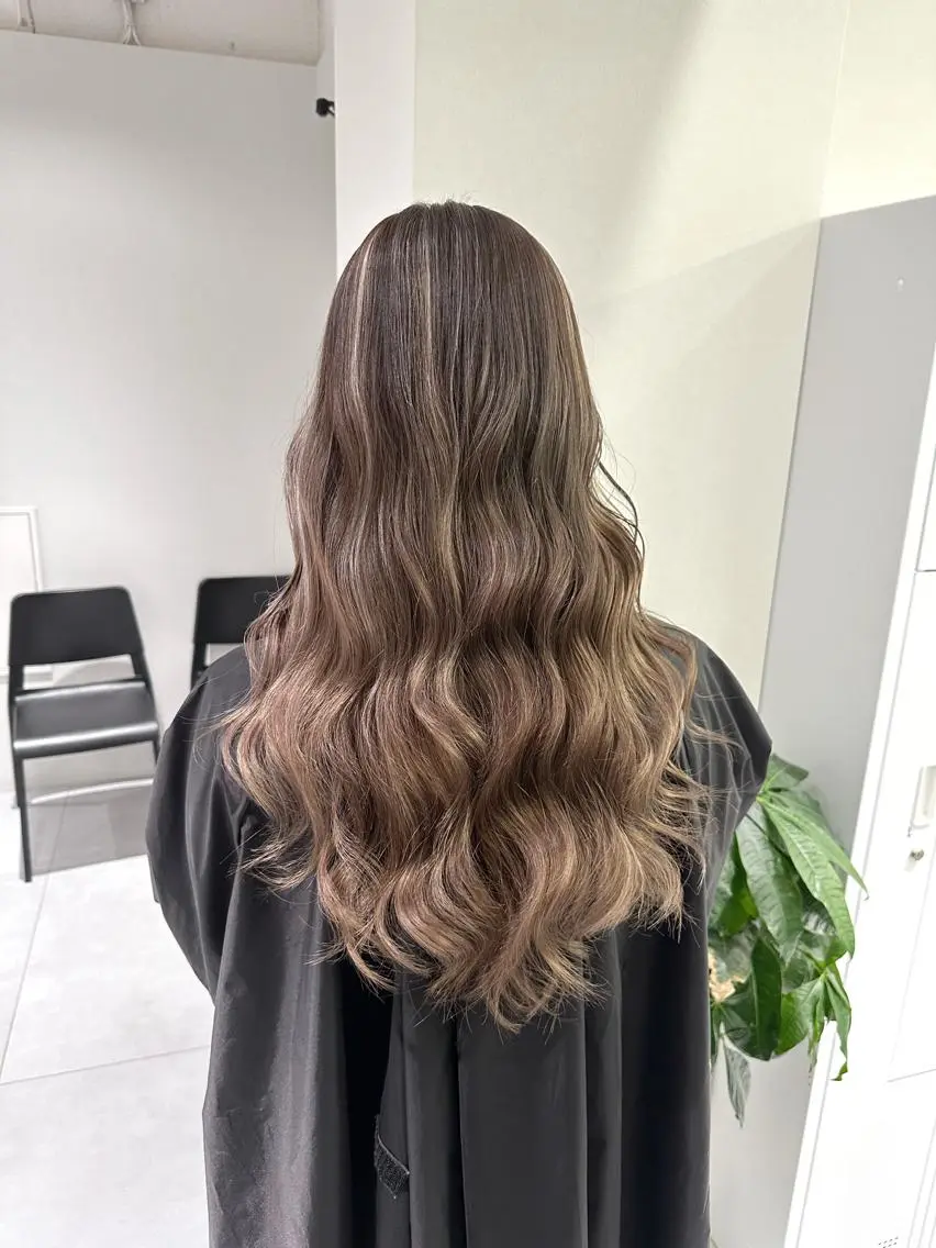 ロング カラー カット ヘアカラー トリートメント epi エピのヘアスタイル