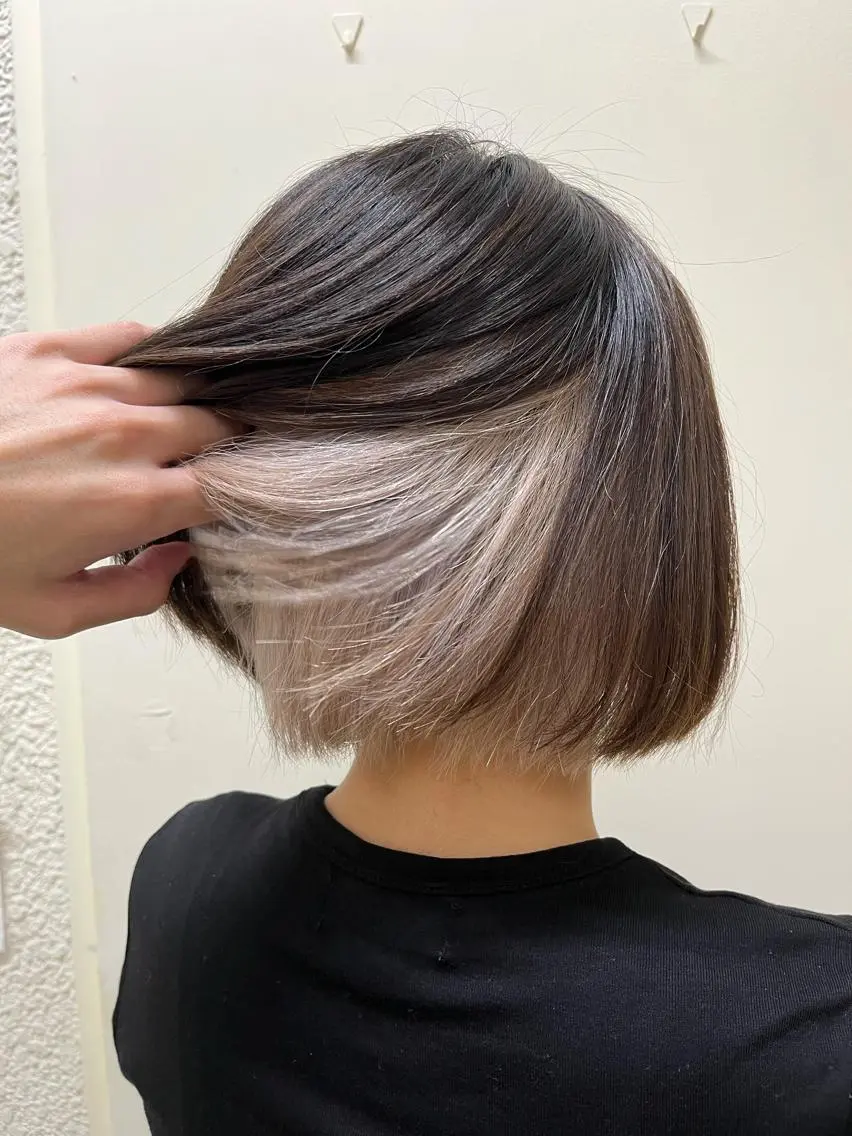ショート カラー カット ヘアカラー 美髪改善・レイヤー tadasuke⭐️のヘアスタイル