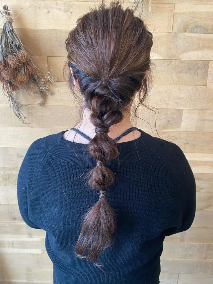 ロング カラー ヘアアレンジ 🌼 アユカのヘアスタイル