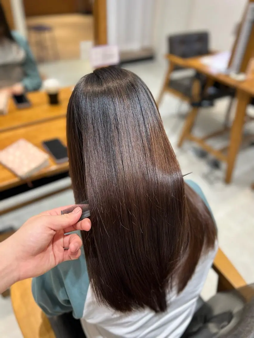 ミディアム 縮毛矯正 縮毛矯正特化美容師 DAISUKEのヘアスタイル