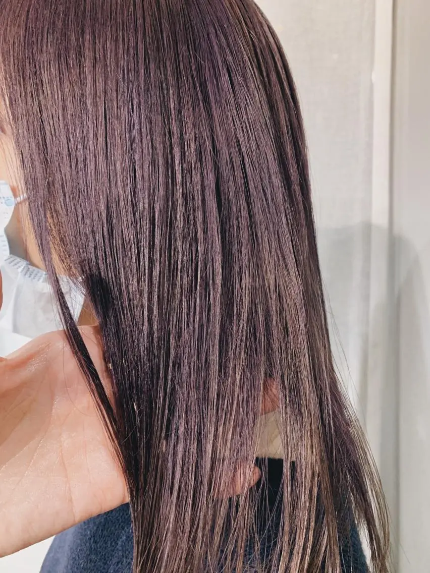 セミロング カラー ヘアアレンジ ボブパーマコテ巻き風 パーマNo1深江秀平のヘアスタイル