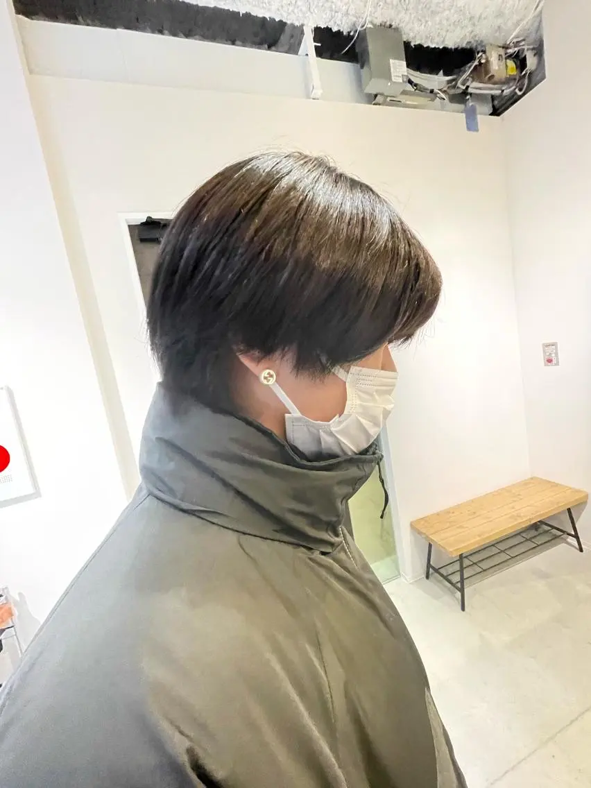 ショート カラー ヘアアレンジ メンズ 寺西 恵🪡🤍のヘアスタイル