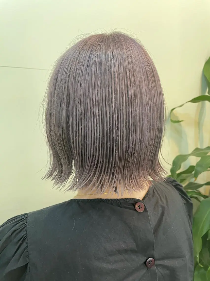 ショート カラー ラベンダーカラー シルバー カット ヘアカラー WEST OLAND加藤圭介のヘアスタイル