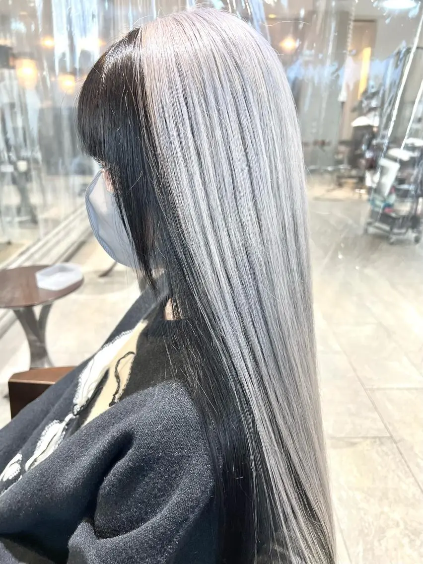 ロング カラー ヘアアレンジ ヘアカラー トリートメント ヘッドスパ ヘアセット 🌈インナーカラー ‘ショウマ’🌈のヘアスタイル