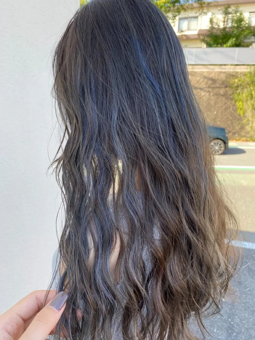ロング ハイライト hair terra ce M奈良店のヘアスタイル