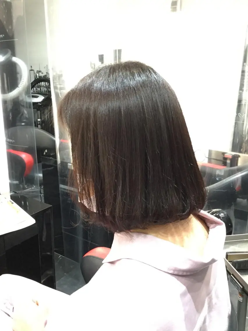ミディアム カラー Annon プライベートサロンのヘアスタイル