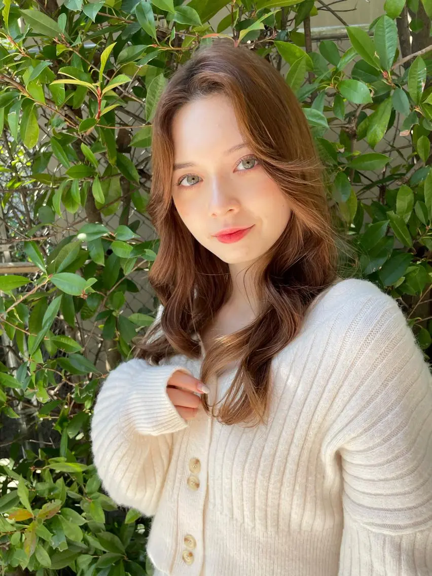ロング カット ヘアカラー トリートメント 透明感カラー🪄 髪質改善♡田中みづきのヘアスタイル