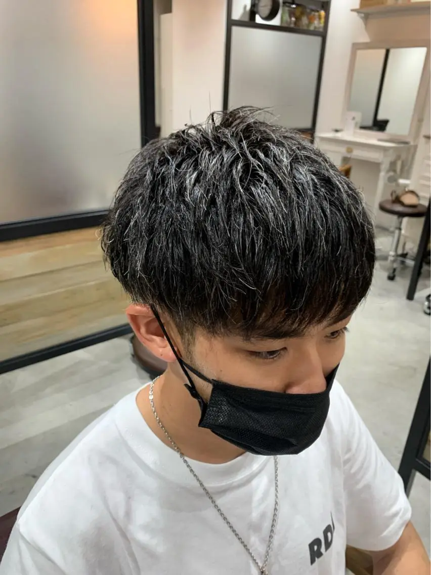 メンズ マッシュ LITTLE _KATOのヘアスタイル
