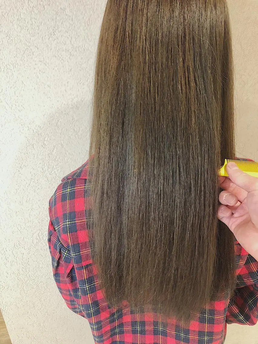 ロング カラーモデル募集中 美容室ハピスのヘアスタイル