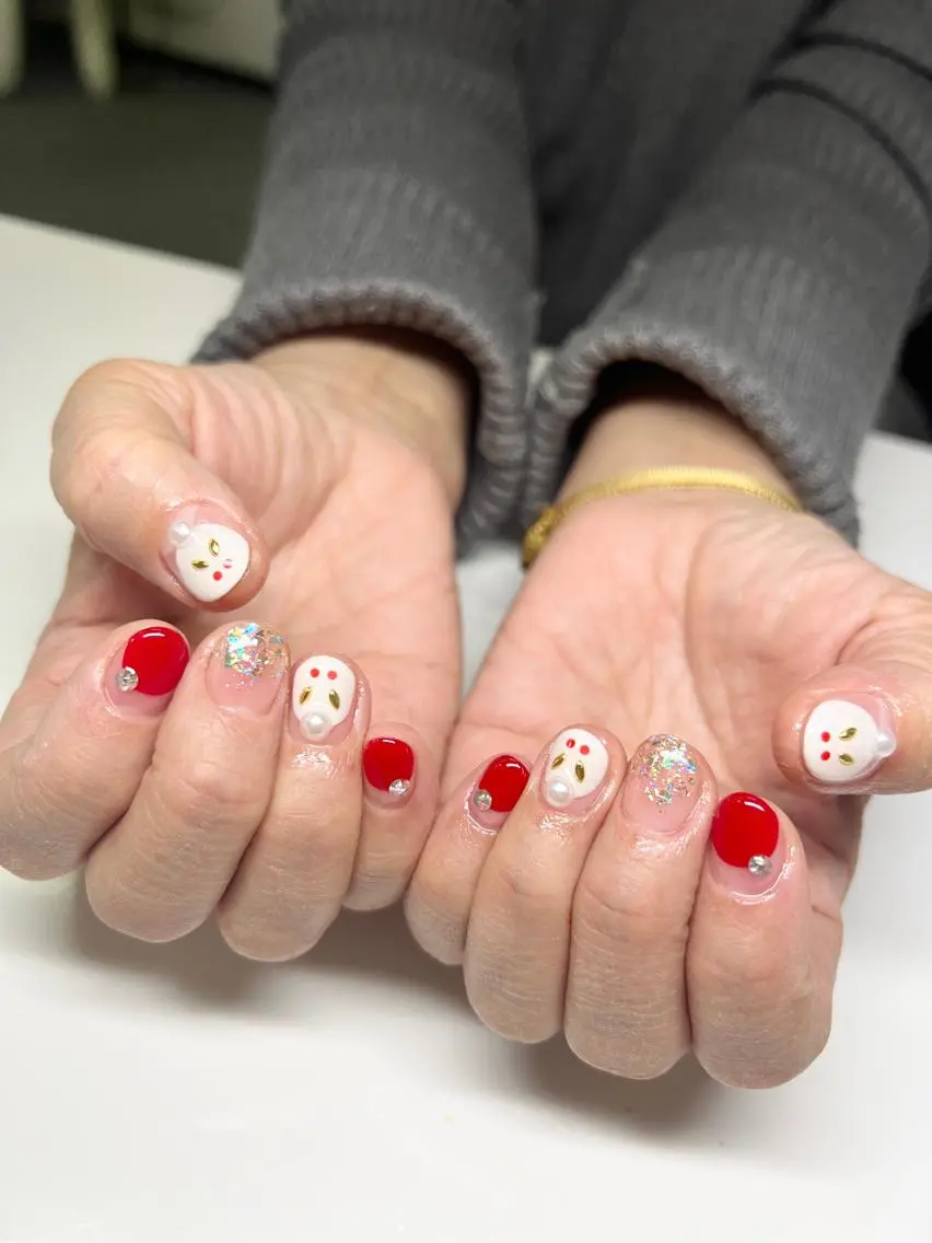 ネイル アートネイル ジェルネイル ニュアンスネイル パラジェル シンプルネイル NAIL by STARry 川口のネイルデザイン