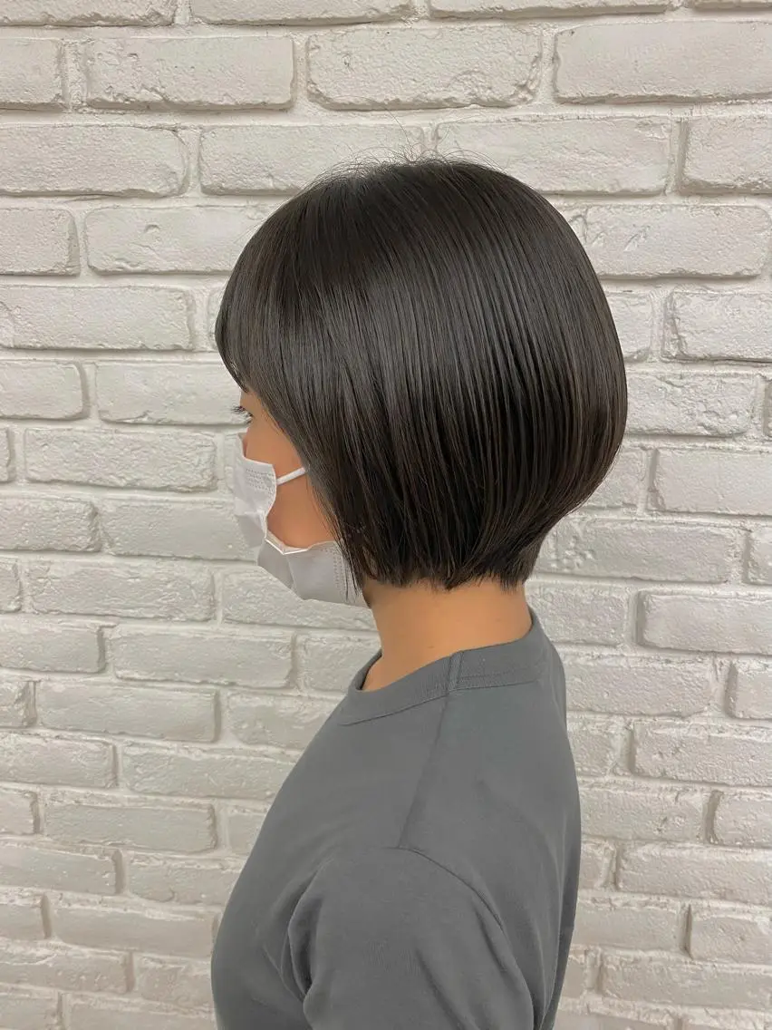 ショート 透明感カラー🌿 グレージュ🐺陽介のヘアスタイル