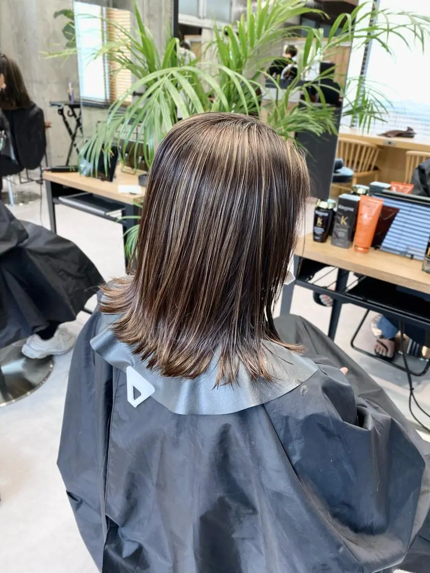 ミディアム カラー 🌈透明感カラー ✨松田龍也🌈のヘアスタイル