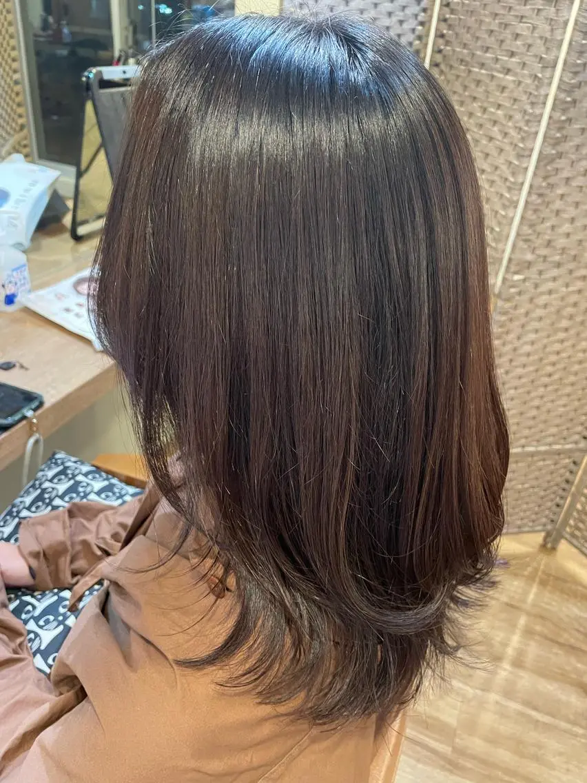 セミロング 林 花鈴🐇🌸のヘアスタイル