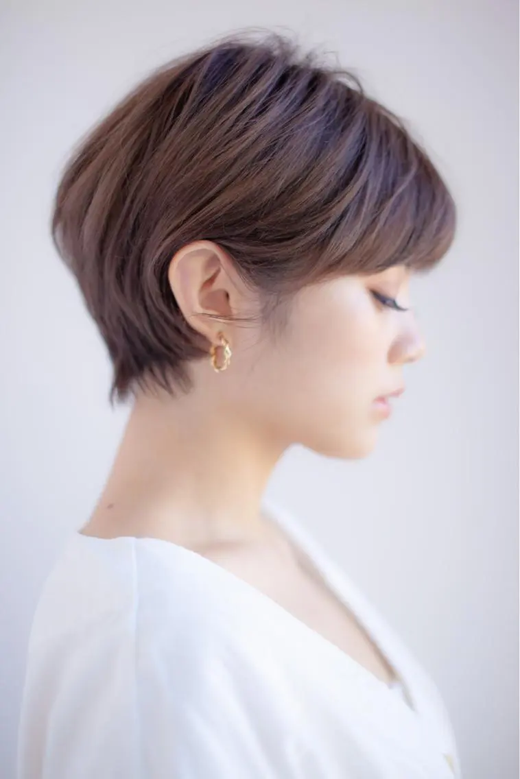 ショート カラー ショートヘア カット ヘアカラー ショート✂︎宮川 公透のヘアスタイル
