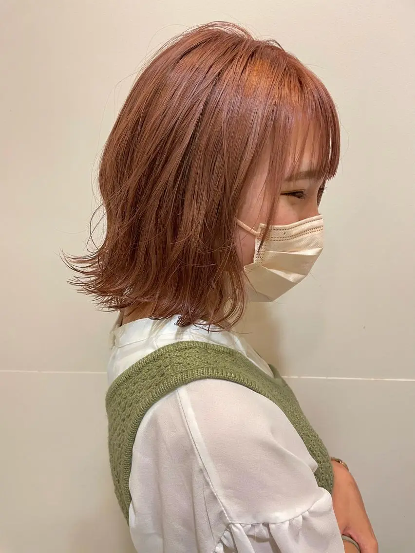 カラー カット ヘアカラー トリートメント ✄折橋 彩花🐶🍑のヘアスタイル