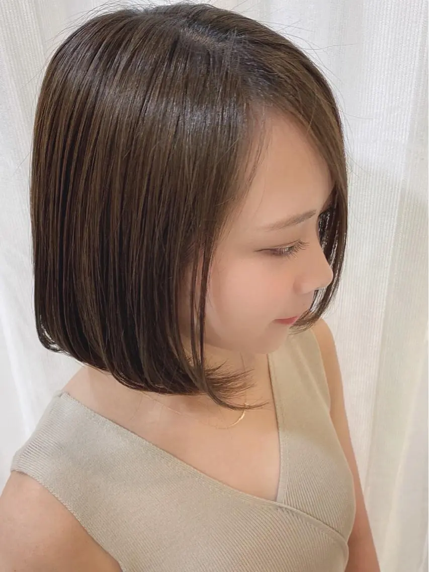 ショート カラー ヘアアレンジ シールエクステ専門店 Spira藤崎宮のヘアスタイル