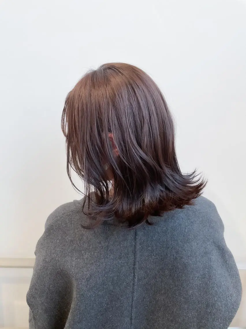 ミディアム カラー ヘアアレンジ ミニボブ/ブリーチ 🌈MISATOのヘアスタイル