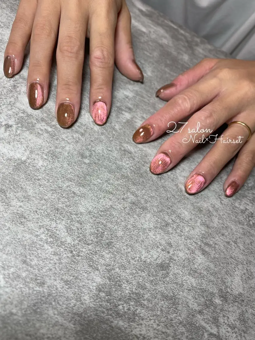 ネイル マグネットネイル 27salon yuinaのネイルデザイン