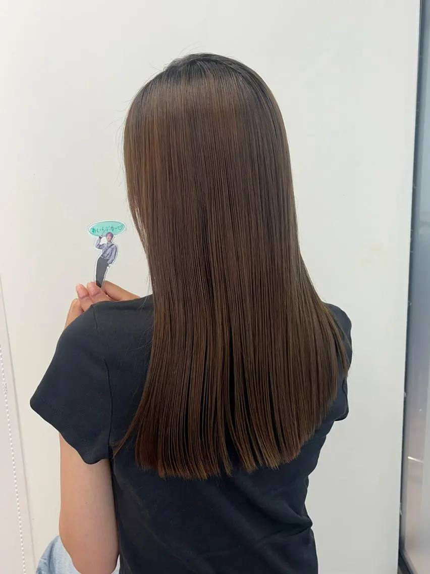 ロング カラー パーマ ヘアアレンジ yukimi .のヘアスタイル