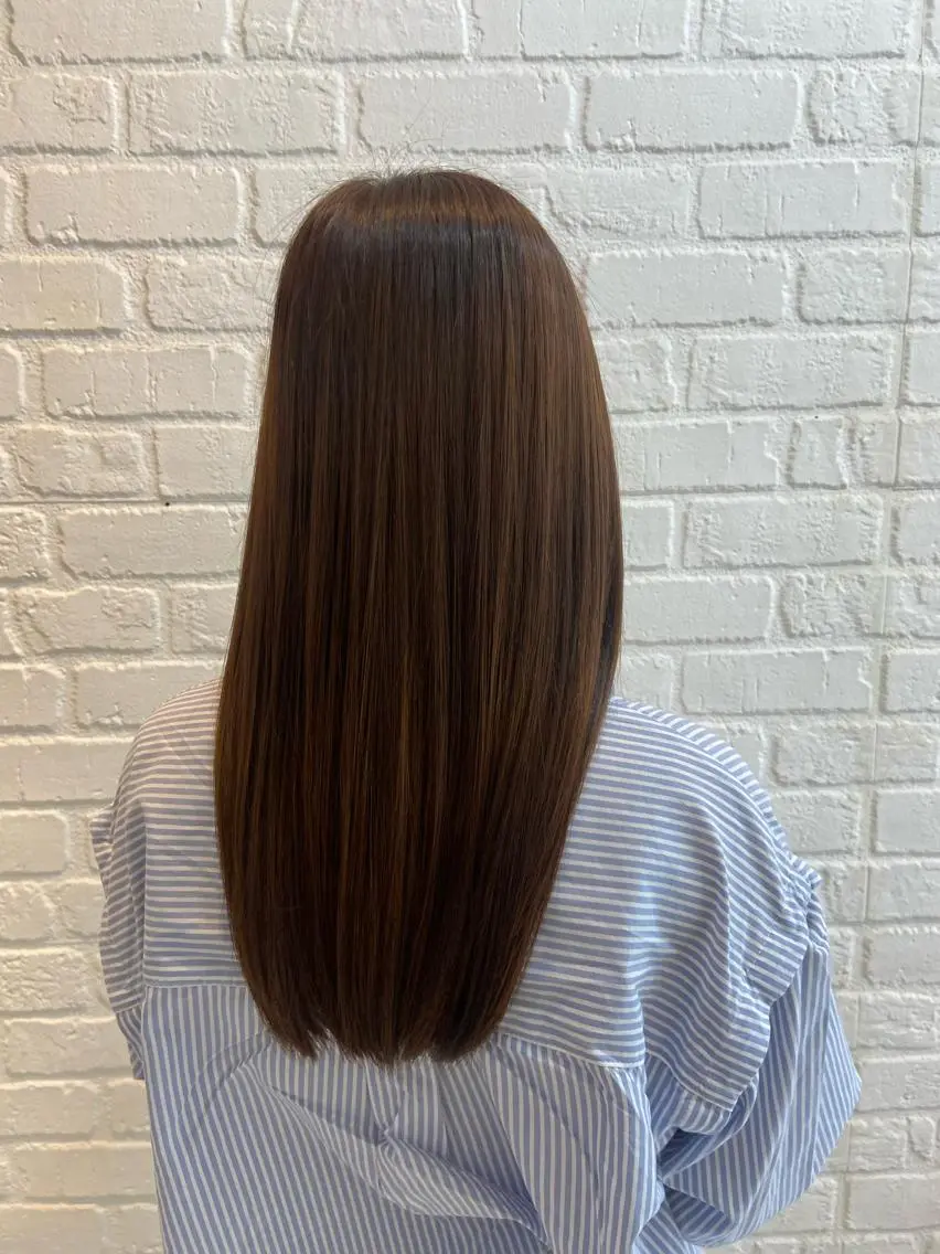 ロング ロング トリートメント 酸熱トリートメント カラーお任せ下さい ✨️おかだまなみのヘアスタイル