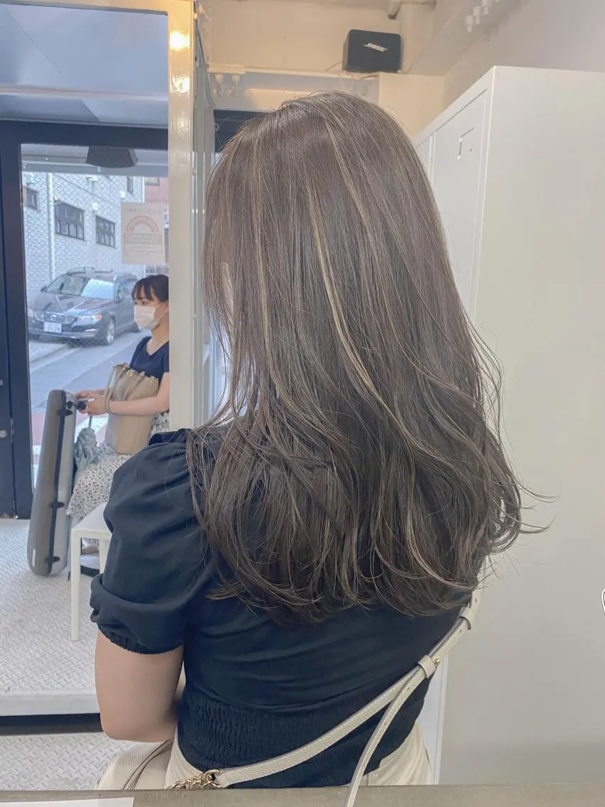 ミディアム カラー カット ヘアカラー トリートメント 海外デザイン🇺🇸 石渡諒太のヘアスタイル