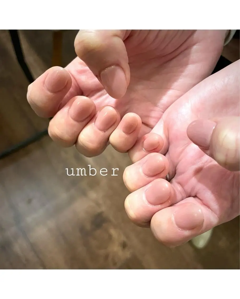 ネイル クリアネイル フットネイル フレンチネイル マグネットネイル メンズネイル umber 三茶1分のネイルデザイン
