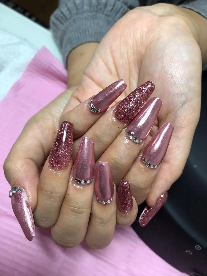 セミロング ネイル ハンドネイル 《LB》ラブリエ Nail&eyeのマツエク・マツパデザイン