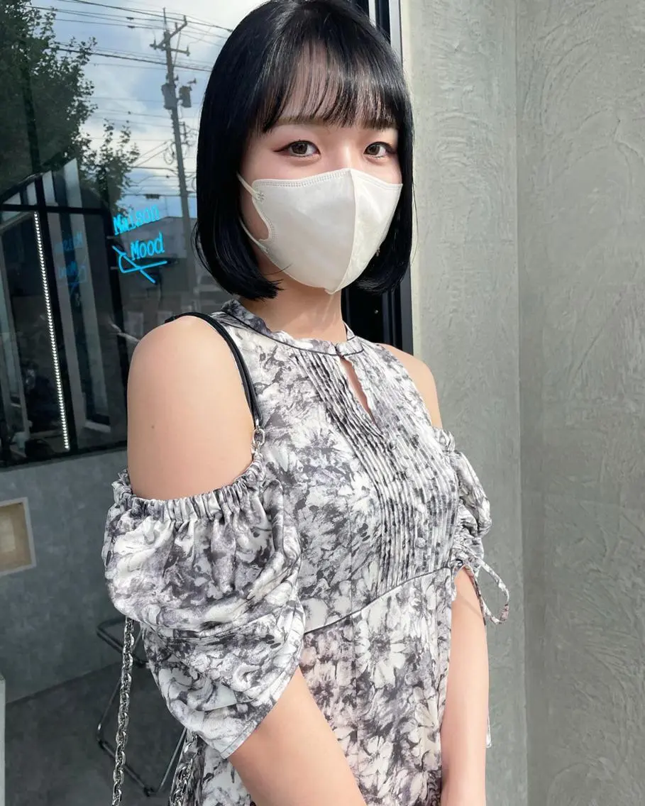 ショート ボブ 韓国風ヘア ショートヘア 河原 亮のヘアスタイル