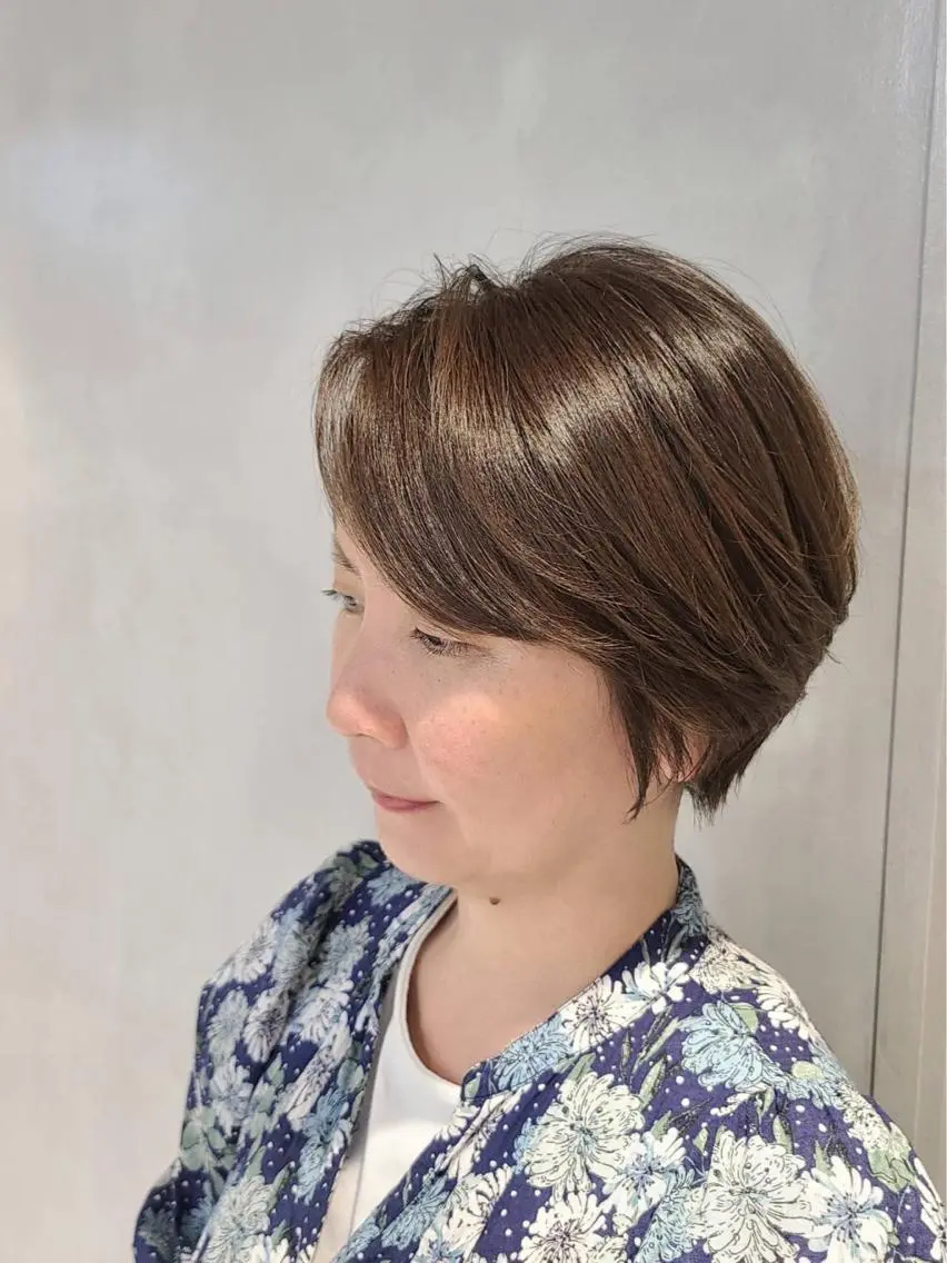 ショート ショート・ボブ✂️ 紅葉のヘアスタイル