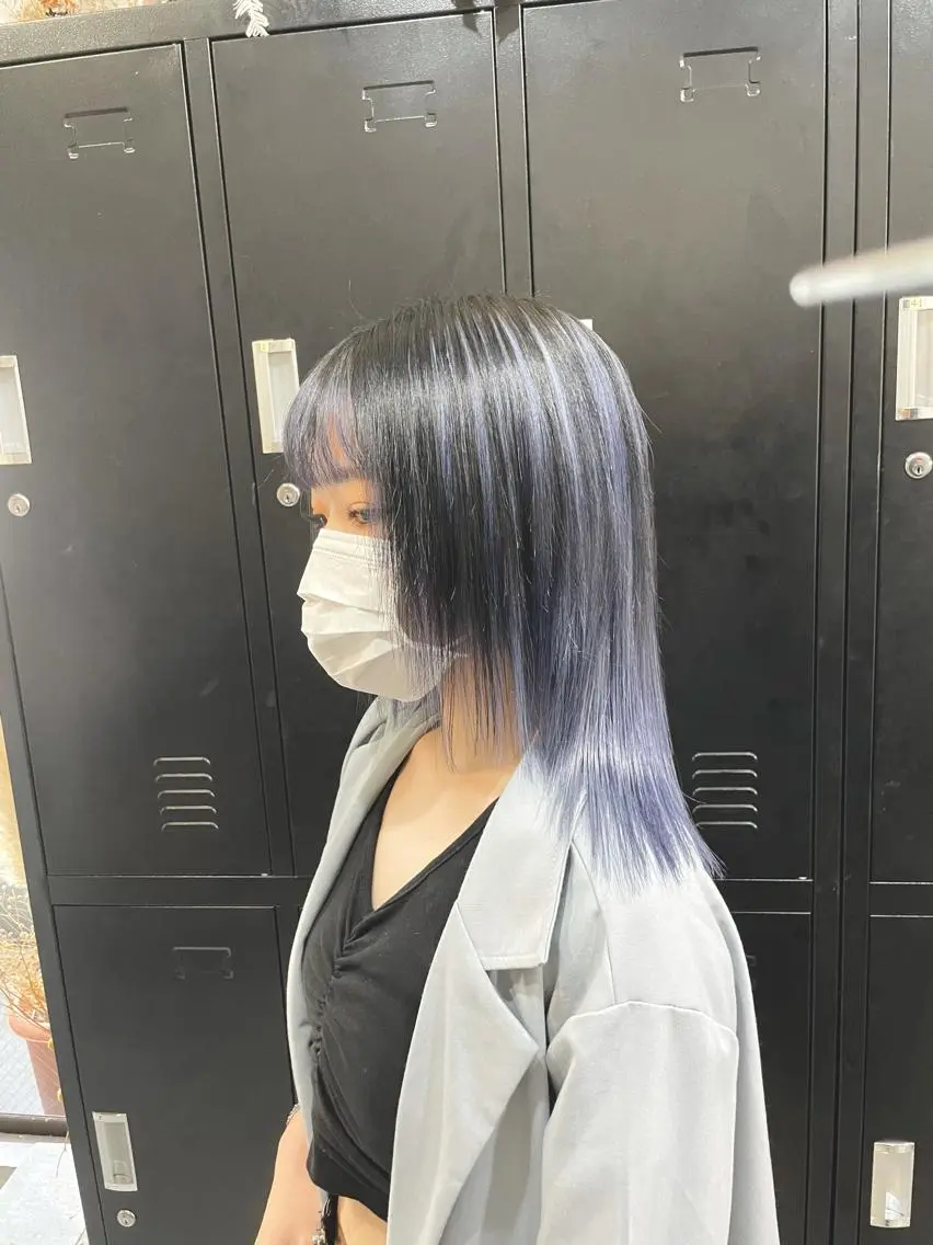 ミディアム カラー パーマ ヘアアレンジ メンズ キッズ ネイル マツエク・マツパ メンズバレイヤージュ メンズブリーチ メンズハイライト メンズインナーカラー メンズ韓国風 切りっぱなしヘアボブ ミディアムヘアRYOのヘアスタイル