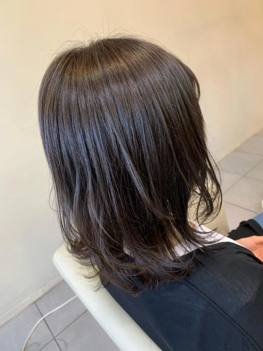 ミディアム ボブ くびれヘア 金村 綾芽のヘアスタイル