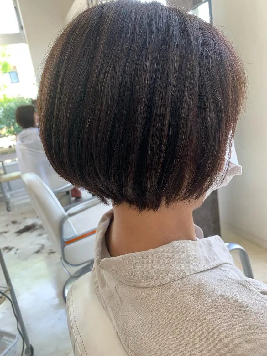 ショート カラー ショートボブ ボブ ショートヘア Rapt.HAIR 中村 知里のヘアスタイル