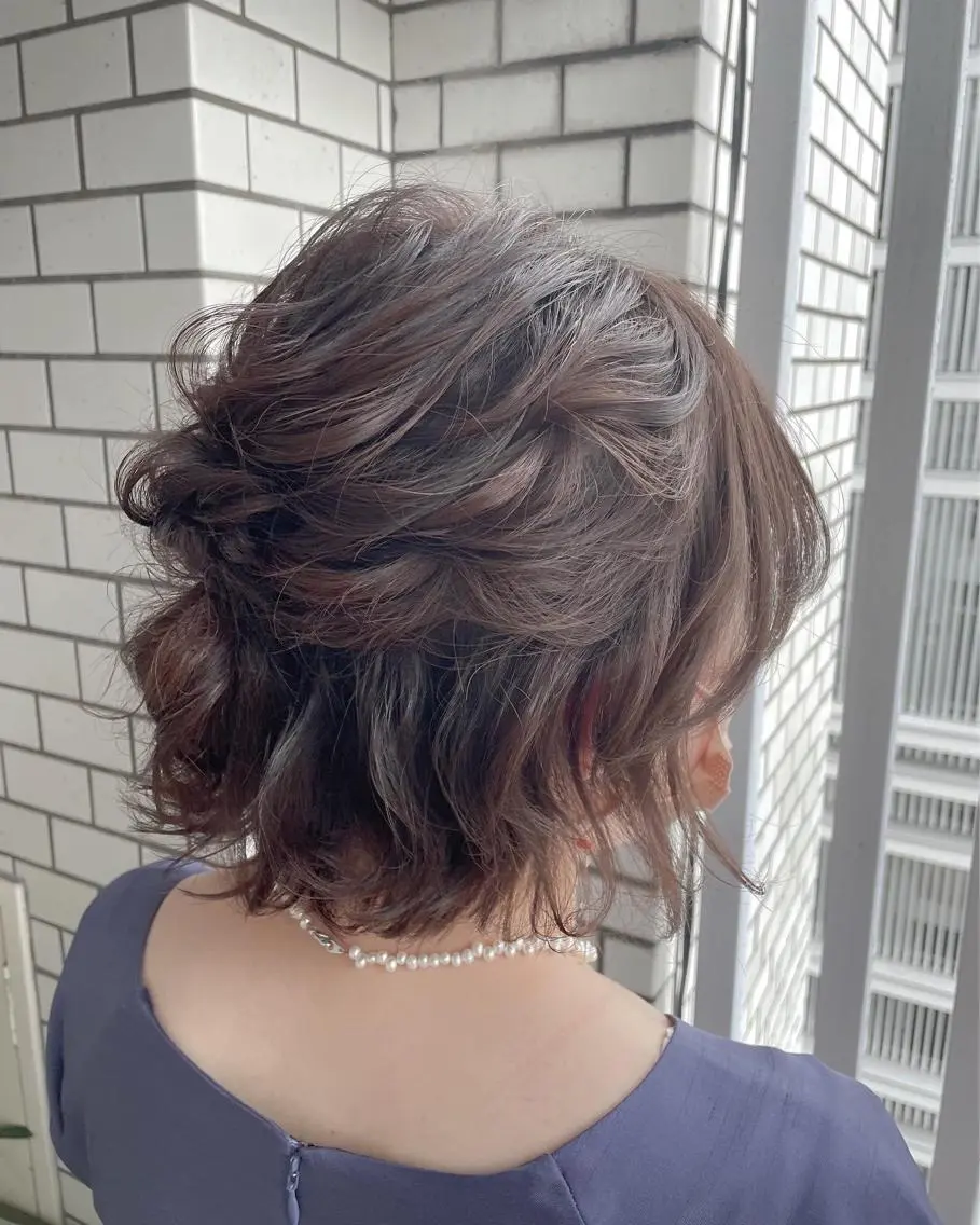 ショート ヘアアレンジ キッズ ヘアメイク10年から 美容師💄Anriのヘアスタイル