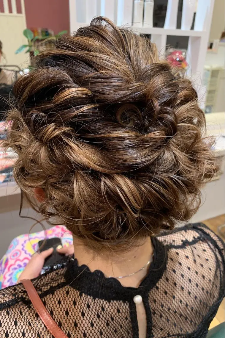 ロング ヘアアレンジ 工藤 萌香のヘアスタイル