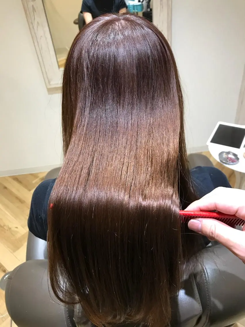 ロング 40代ママの 若見え専門美容師のヘアスタイル