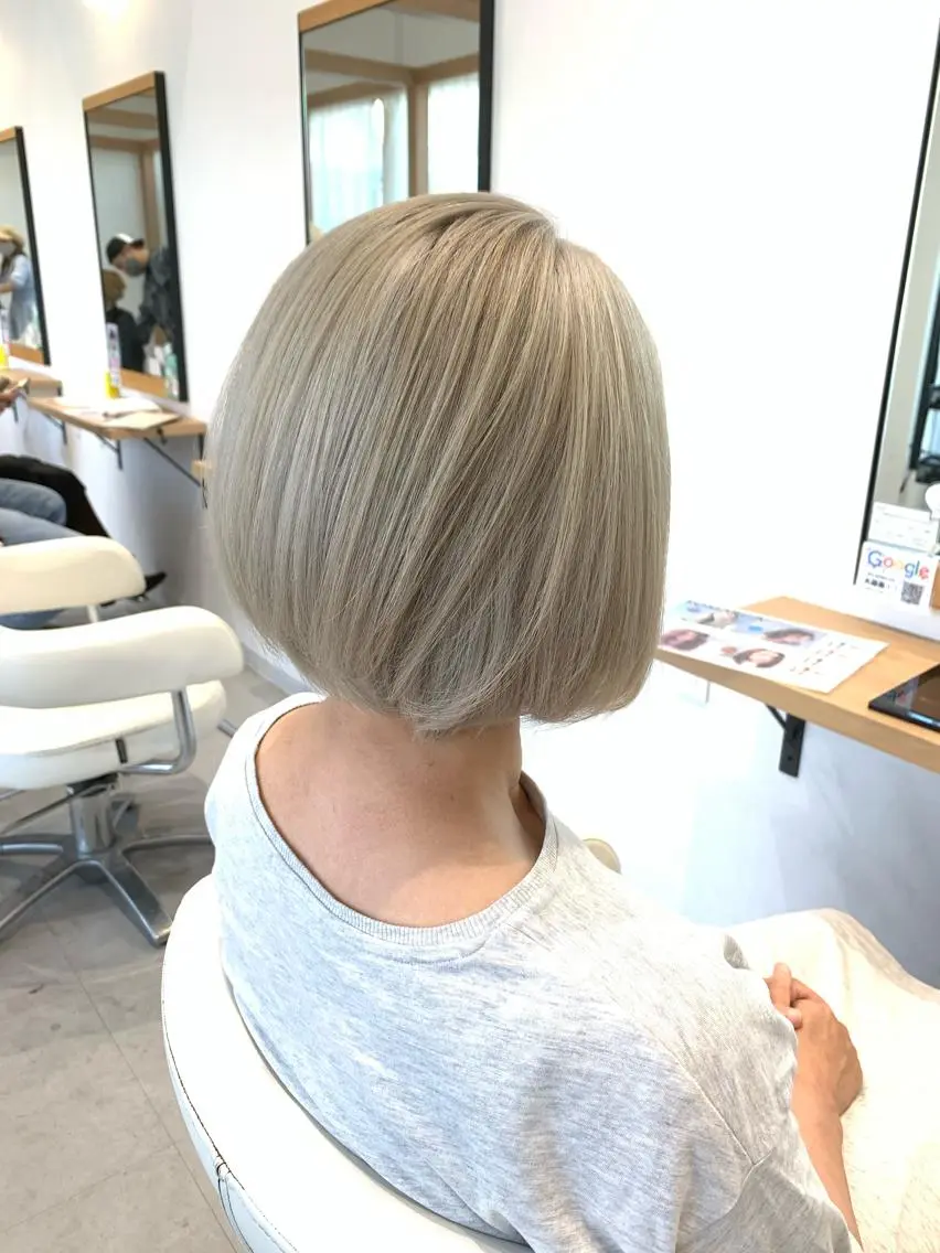 ショート カラー ベージュカラー ダブルカラー ペールベージュ 髪質改善特化 サロン✨代表HIROのヘアスタイル