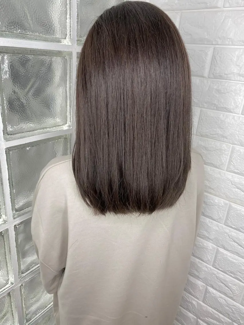 ミディアム カラー 美容師歴18年 ALBA 齊藤のヘアスタイル