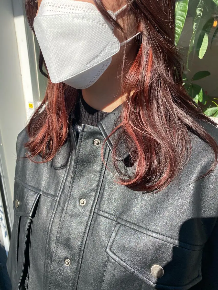 ミディアム わかばやし ゆうこのヘアスタイル
