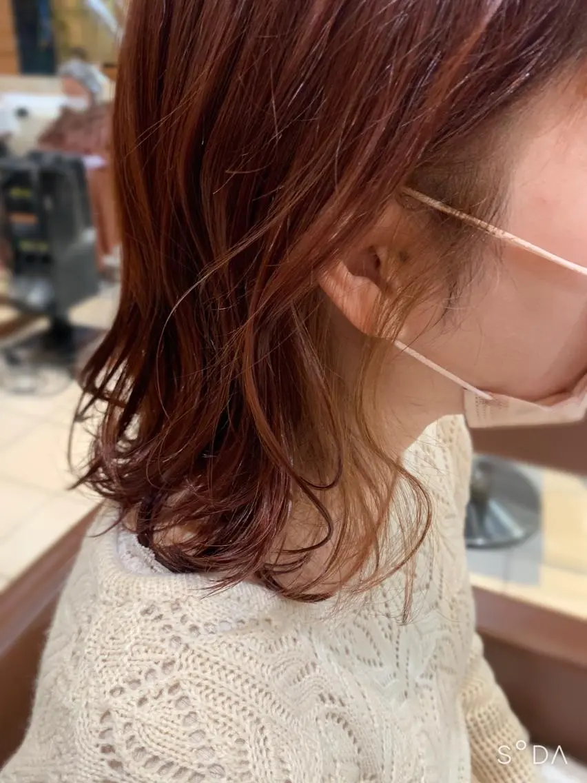 ミディアム カラー カット ヘアカラー トリートメント ハイトーンカラー🩵 耳ツボジュエリー👂のその他イメージ