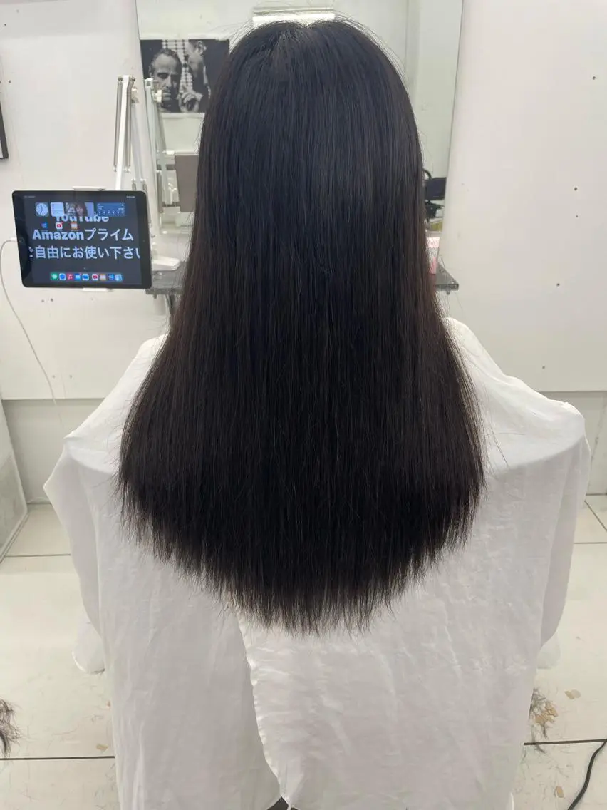 ロング シールエクステ エクステ エクステ 家田 竜のヘアスタイル