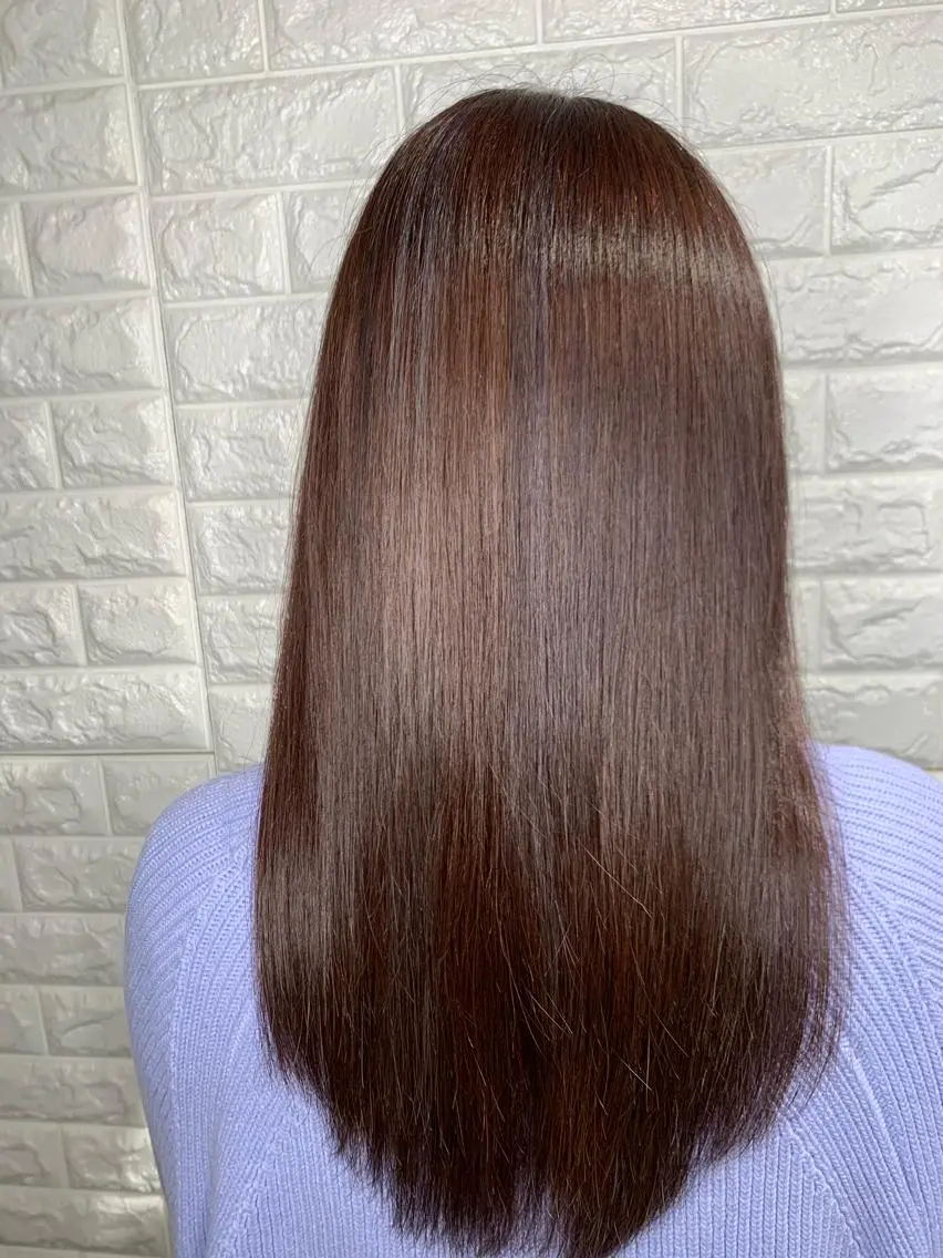 セミロング カラー ヘアアレンジ アクアカラー 髪質改善 縮毛矯正 トリートメント トリートメント ヘッドスパ Lee東三国 店長 谷辻誠志のヘアスタイル