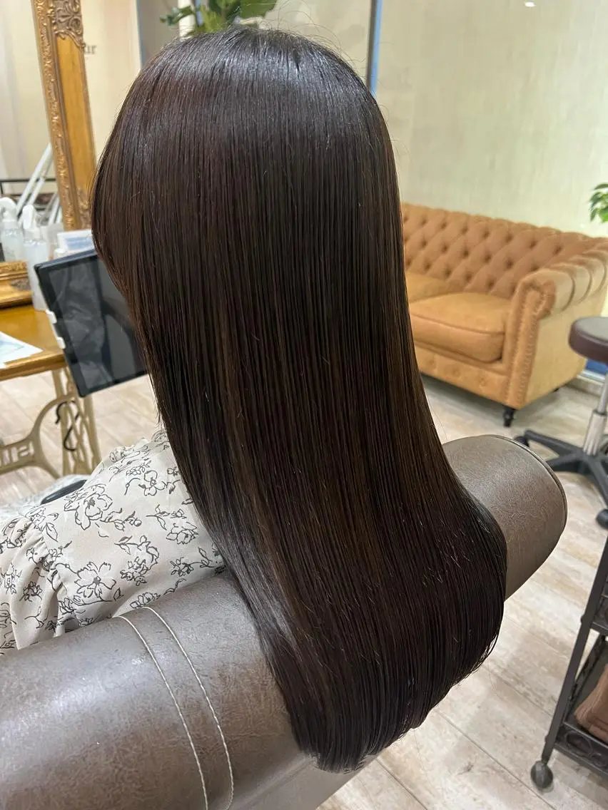 ロング カラー 髪質改善 新越谷noble店長 松本拓也▶◀*.のヘアスタイル
