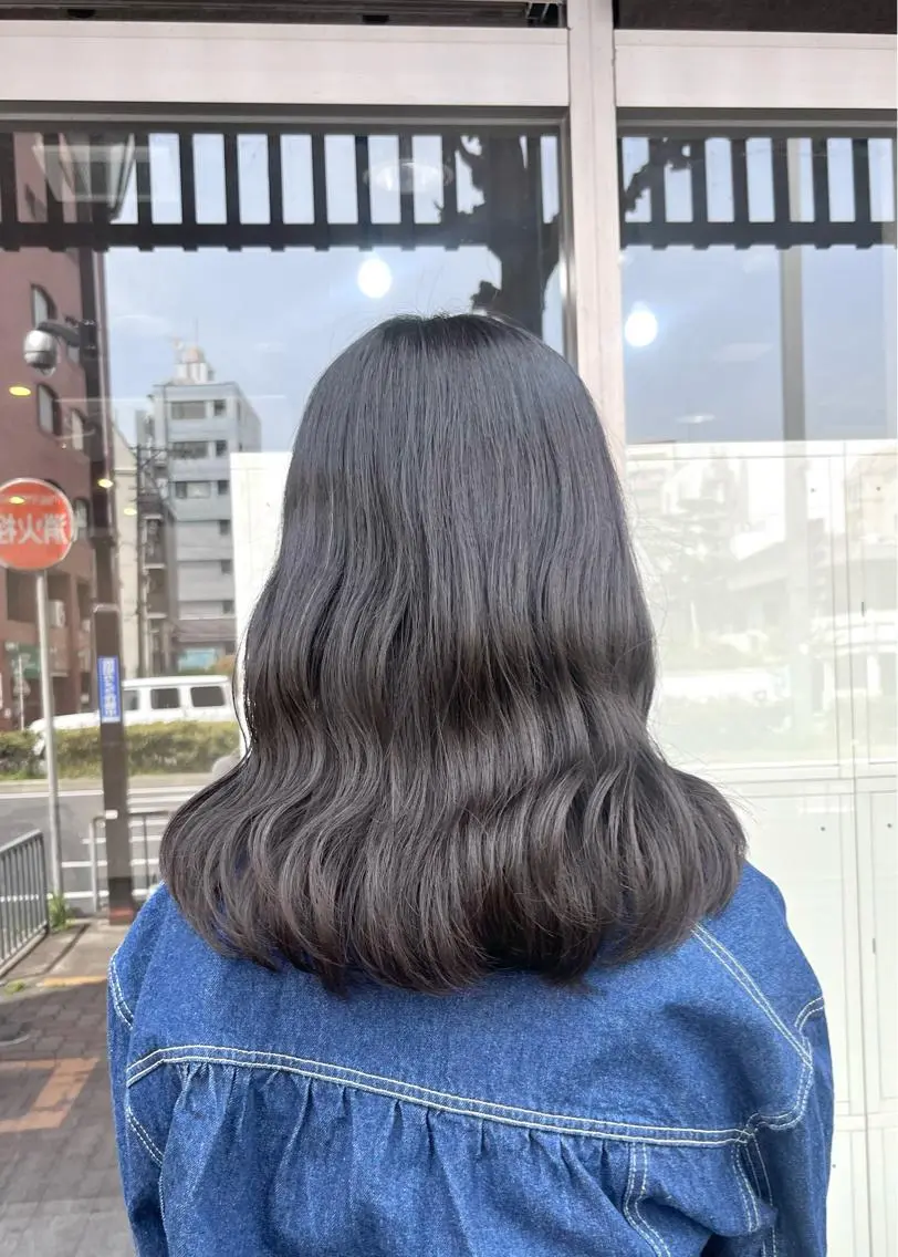 セミロング 村田梨乃/ minim hairのヘアスタイル