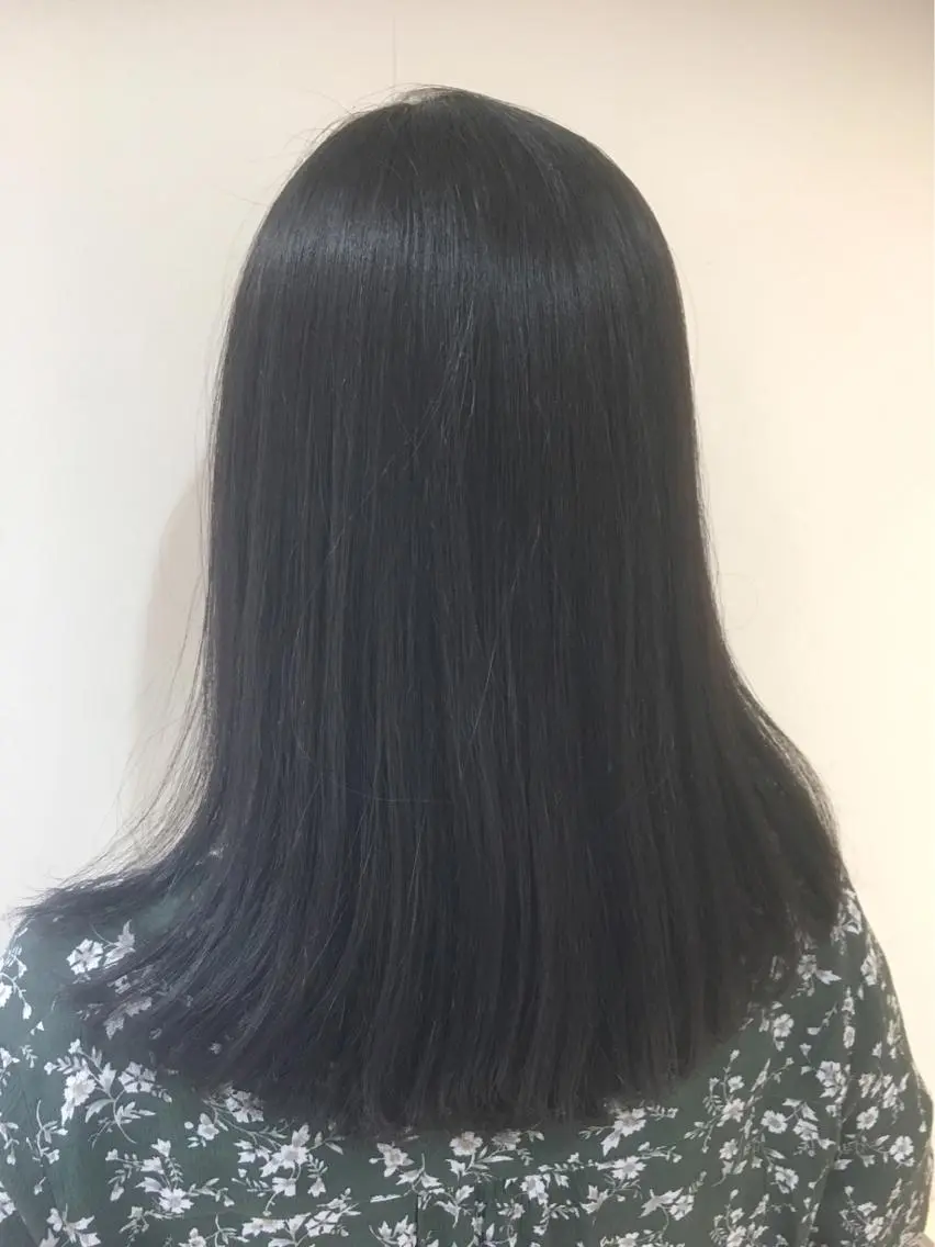 ミディアム カラー アッシュ 透明感カラー 永井 大希のヘアスタイル