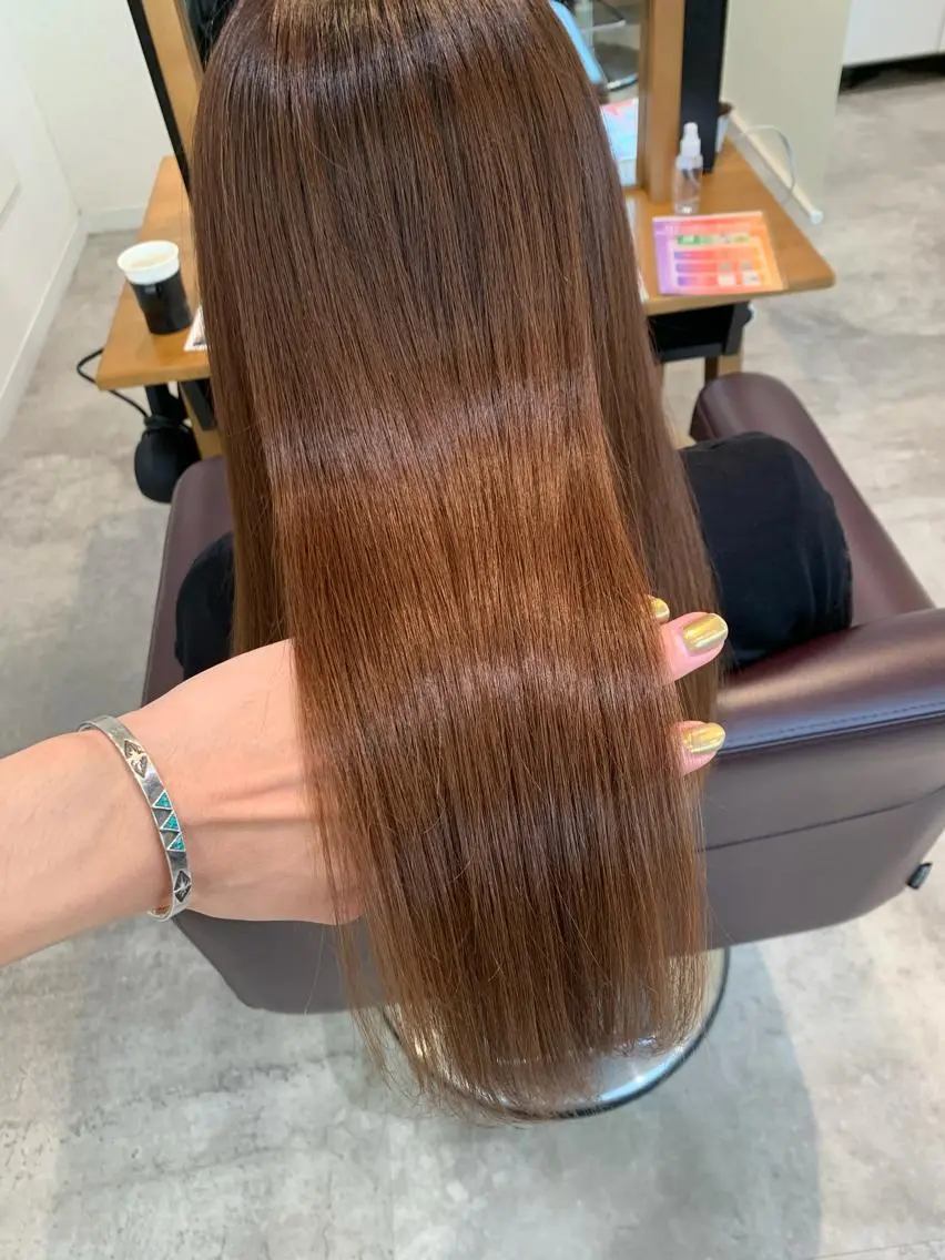 ロング カラー HAREru. モデル募集【戸塚】のヘアスタイル