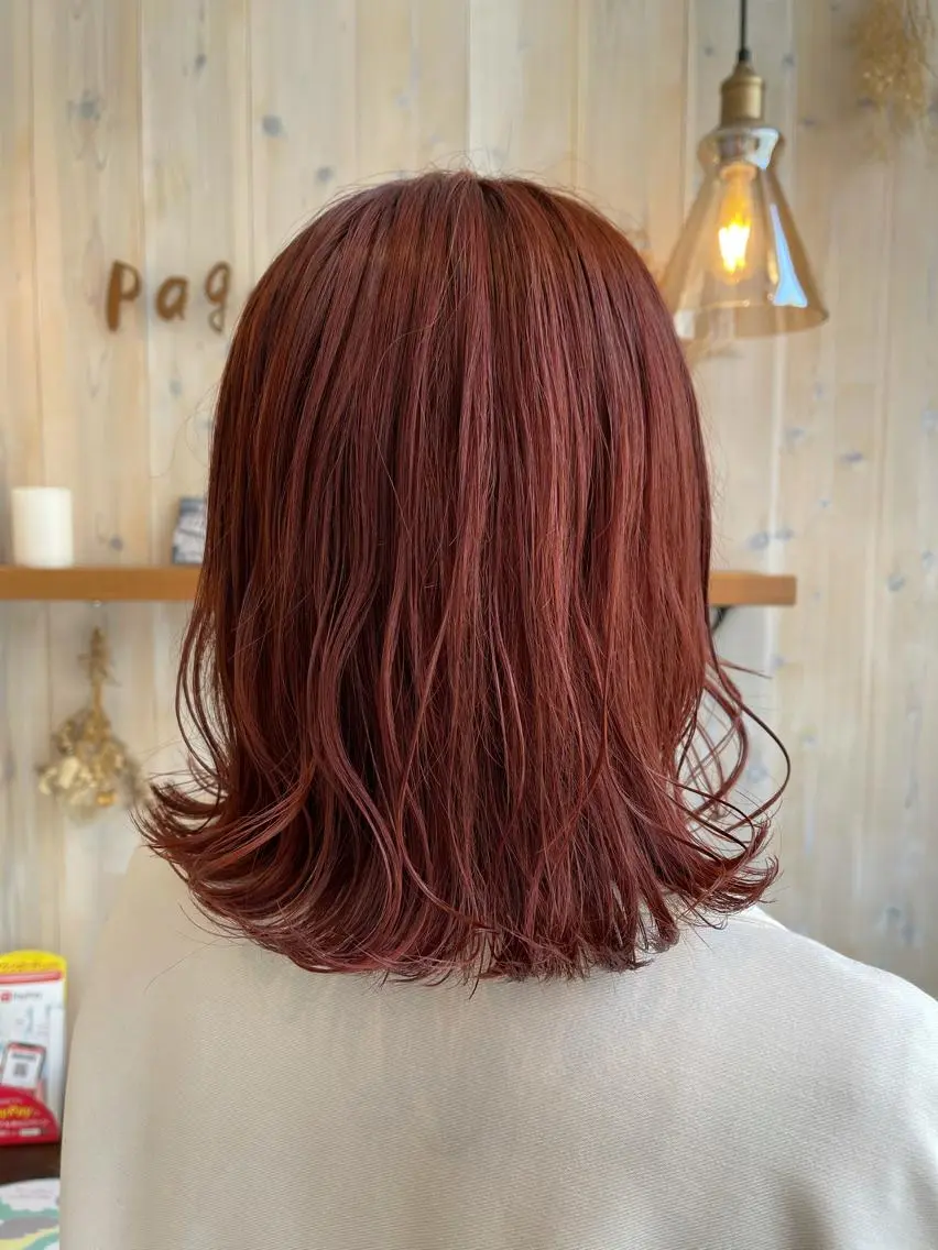 ショート カラー オレンジ レッドカラー カット ヘアカラー アニメオタク美容師/ miharuのヘアスタイル